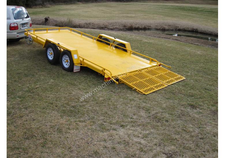 caption No.18 Tandem Axle Tilt Bed Plant Transport Trailer