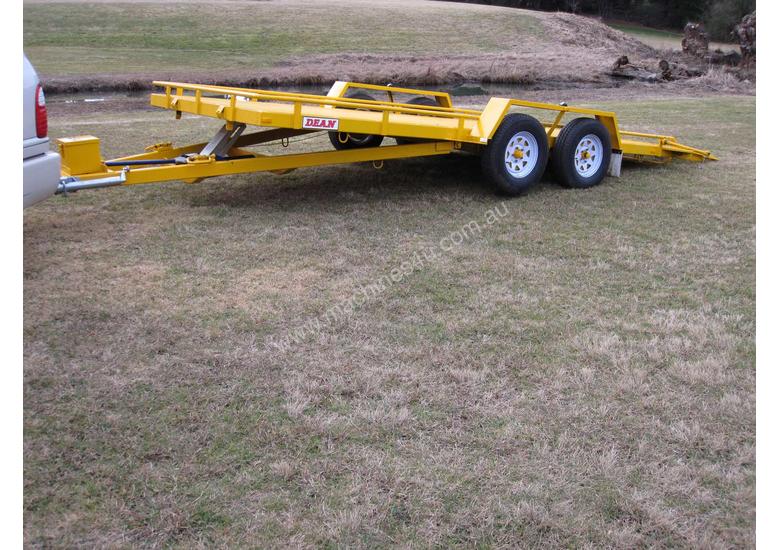 caption No.18 Tandem Axle Tilt Bed Plant Transport Trailer