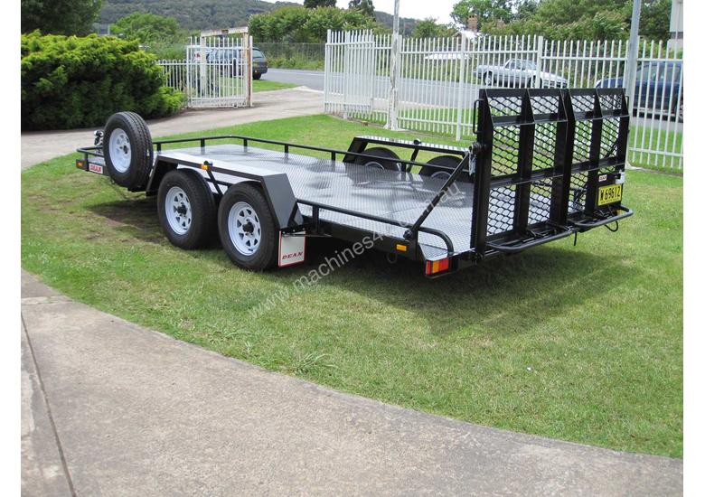 caption No.18 Tandem Axle Tilt Bed Plant Transport Trailer