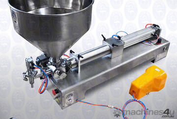 Flamingo Bench-top Piston Filler 100-1000ml EFPF-B1-1000 -SS.304, Pneumatic operated