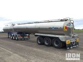 Freighter - Tieman Tri/A B-Double 38,000 Litre S/S Food Grade Tanker Combination - picture0' - Click to enlarge