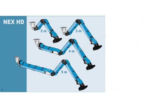 caption 200mm Heavy Duty Extraction Arm