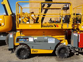 Hire - Haulotte Compact 12DX Diesel Scissor Lift from $100pd - picture0' - Click to enlarge