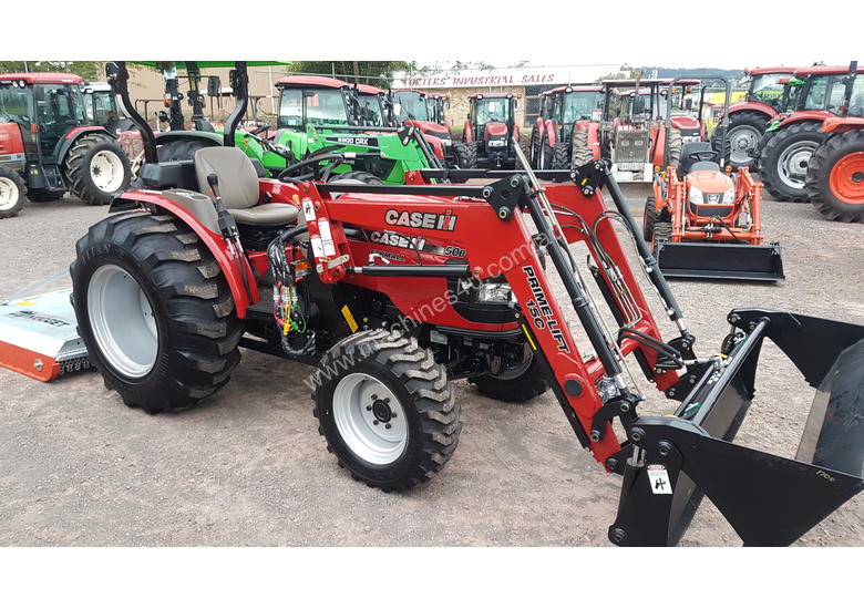 New 2019 Case IH Case IH 50B 4wd tractor loader 4in1 bucket 5 slasher ...