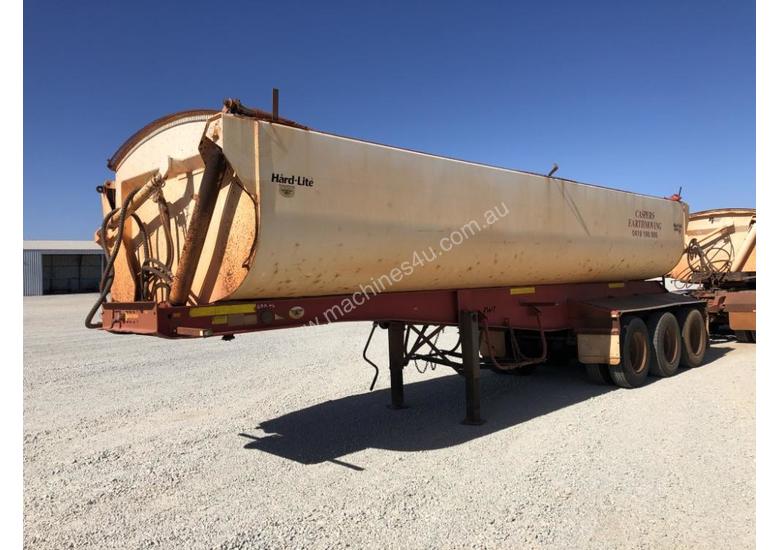 caption 2010 ROAD WEST TRANSPORT EQUIPMENT RWT TRI350 SIDE TIPPER TRAILER