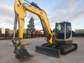 2018 WACKER NEUSON EZ80 8T EXCAVATOR WITH FULL CAB, HITCH AND BUCKETS LOW 200 HOURS - picture0' - Click to enlarge