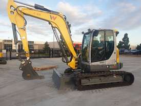 2018 WACKER NEUSON EZ80 8T EXCAVATOR WITH FULL CAB, HITCH AND BUCKETS LOW 200 HOURS - picture1' - Click to enlarge