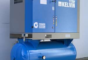 Silenced Rotary Screw Compressors 3 x Models - 44-58-76 CFM - Made In Italy