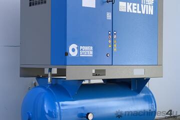 Silenced Rotary Screw Compressors 3 x Models - 44-58-76 CFM - Made In Italy