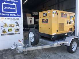 Hire Caterpillar 22kva Generator 3 phase & Single Phase with Trailer Package - picture0' - Click to enlarge