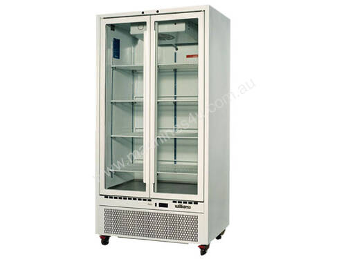 Williams HQ28GDCB Quartz Glass 2 Door Refrigerator