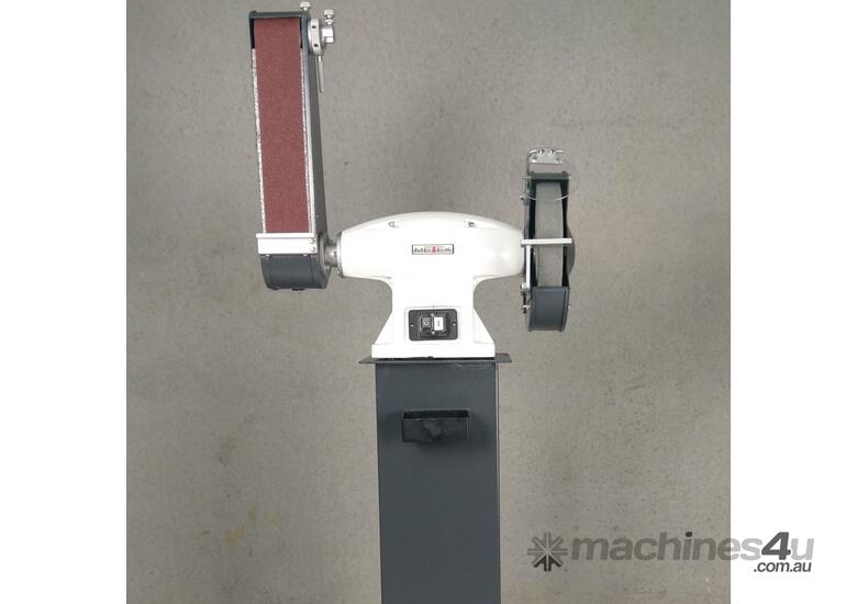 New metex Metex 250mm Combo Bench Grinder Linisher Belt Sander with