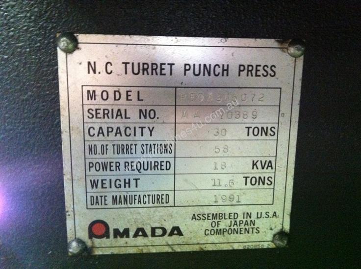 Amada Pega 357 with LKI 300 Sheet Loader