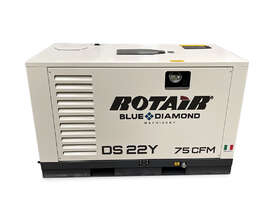 Portable Silent Box Compressor 23 HP 75CFM Rotair DS 22Y - picture1' - Click to enlarge