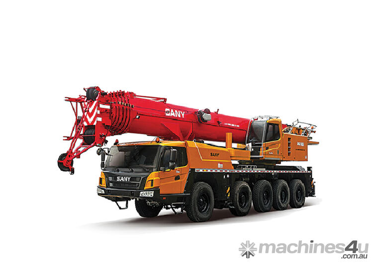 caption SANY SAC1100S1 All Terrain Cranes