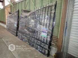 SUIHE 20FT BI-PARTING WROUGHT IRON GATES (UNUSED) - picture1' - Click to enlarge