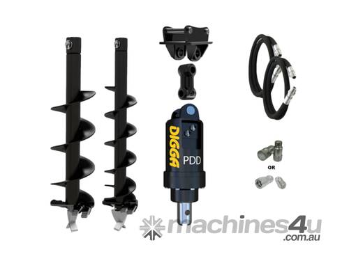 Digga PDD auger drive combo package micro mini excavator