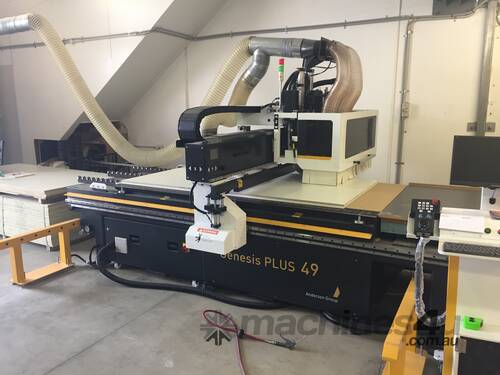 caption Anderson Genesis Plus 2700 x 1300mm Nesting CNC Machine