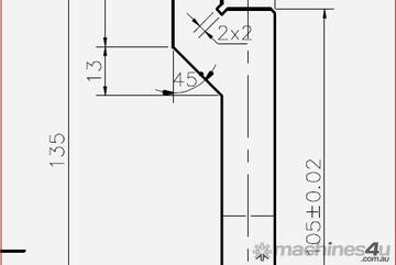 PRESS BRAKE RADIUS BAR HOLDER TO ACCOMDATE BARS UP TO 50MM RADIUS | EURO STYLE