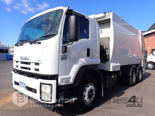 2012 ISUZU FH/FVZ 1400 6X4 REAR LOADING REFUSE TRUCK