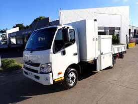 2014 HINO DUTRO 300 - Service Trucks - Tray Top Drop Sides - picture0' - Click to enlarge