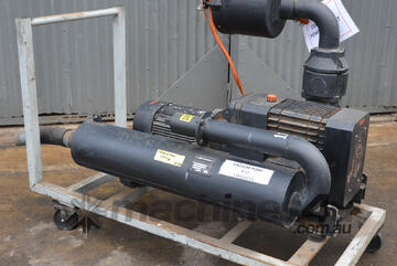 Busch Type MI 1502 BV 3 phase vacuum pump 9.2kW 500m3/hr on steel trolley