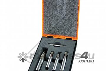 Metric HSS Ball Nose Cutter Set - 5 Piece 6, 8, 10, 12, 16mm