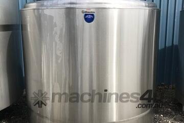 Stainless Steel Tank 4,500ltr Jacketed Food Grade