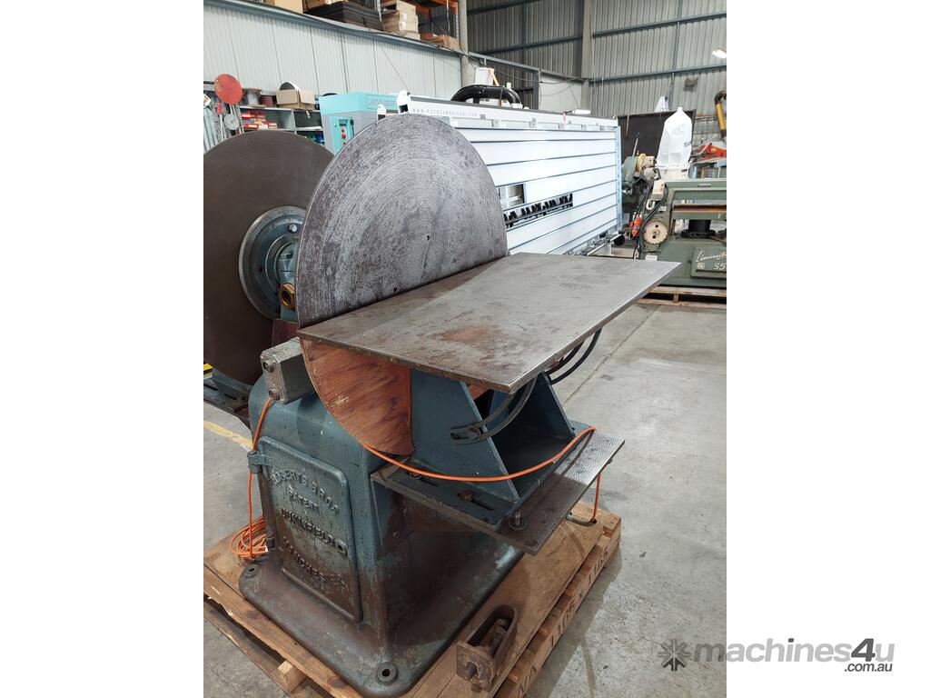 Used Roberts Bros Roberts Bros 30 Double Disc Sander Disc Sanders in