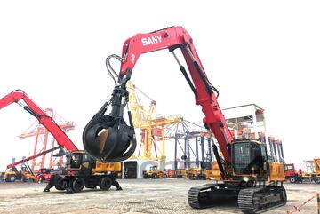 SANY 48.4T Electric Material Handler for Heavy Lifting & Unmatched Efficiency!
