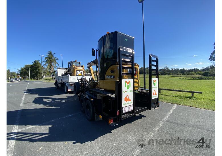 Used Caterpillar 3 5Ton Excavator Skid Steer Combo Excavator in