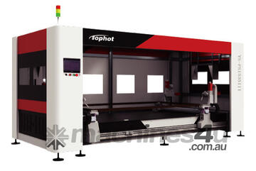 KLEEN -Full surrol unding four shots angle iron flange automatic welding machine