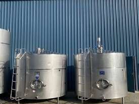 7,000ltr Jacketed Stainless Steel Tank - picture0' - Click to enlarge