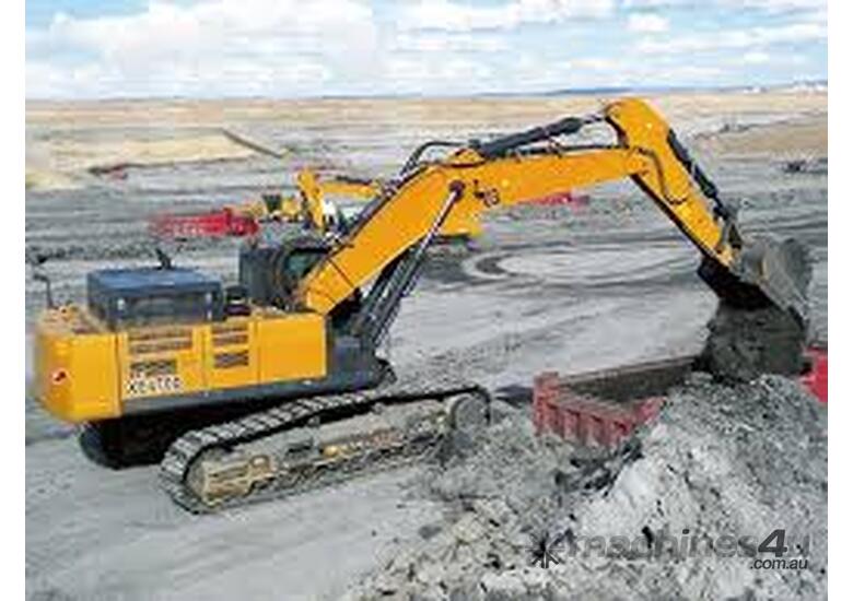 caption Excavator 49T: Cummins Engine - Premium Quality, Powerful Performance