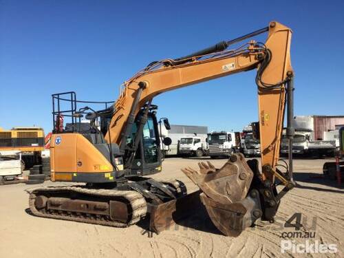 2018 Case CX145C Excavator (Steel Track With Rubber Inserts)