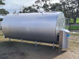 8000lt STAINLESS STEEL TANK, MILK VAT - picture0' - Click to enlarge