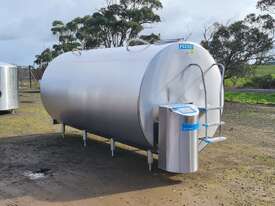 8000lt STAINLESS STEEL TANK, MILK VAT - picture0' - Click to enlarge