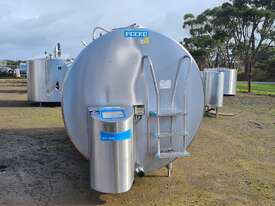 8000lt STAINLESS STEEL TANK, MILK VAT - picture1' - Click to enlarge