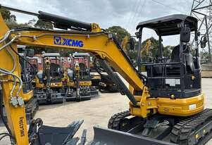 LAST ONE! XCMG 3.5T Excavator Open Canopy Civil Spec XE35U Canopy with Buckets and Ripper Package