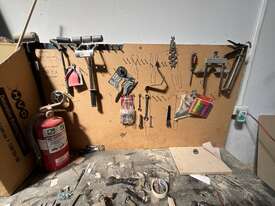 Steel Work Bench and Hand Tools - picture0' - Click to enlarge