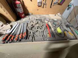 Steel Work Bench and Hand Tools - picture2' - Click to enlarge