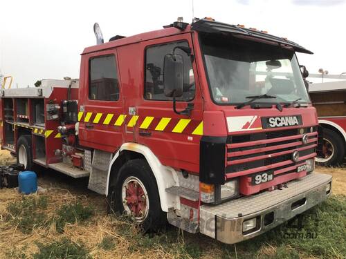 Scania - Ex Fire Truck -4 X2 -3 Series - Scania G P Crew Cab -- Year 1991 - Installation Date 1992