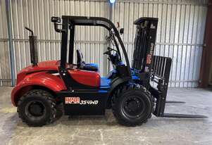 3.5 Ton Diesel 4WD Forklift Standard Package just $45,990 + GST or around $229 per week on finance