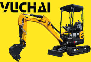 U17 Mini Excavator 1.7T + Digga auger drive