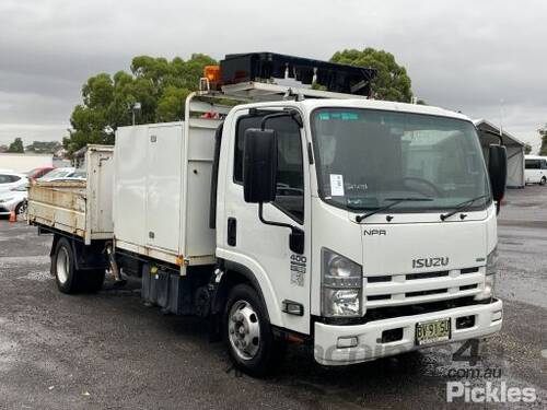 2013 Isuzu NPR400 Tipper Crane Truck (Day Cab)