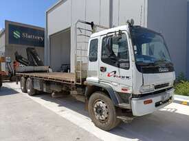 1998 Isuzu FVM1400  tray 6x4 Tray Truck with Crane - picture0' - Click to enlarge