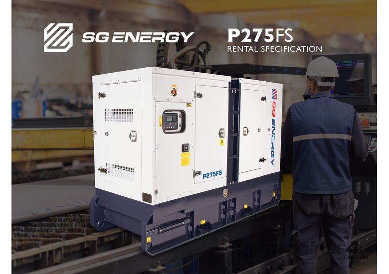 caption SG ENERGY – FPT 275 kVA Rental Specification Three Phase Generator