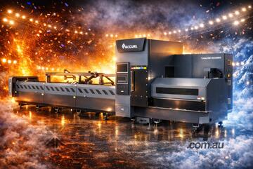 ACCURL TubeLINE BK SERIES 4KW | 6M LENGTH | 200MM OD TUBE LASER | BOCI HEAD | CYPCUT CONTROLLER