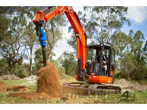 caption AUGER TORQUE 7000 MAX Earth Drill for Excavator