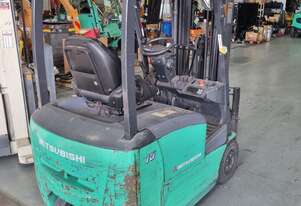 Mitsubishi 1.5T 3-wheel Container Mast Electric Counterbalance Forklift
